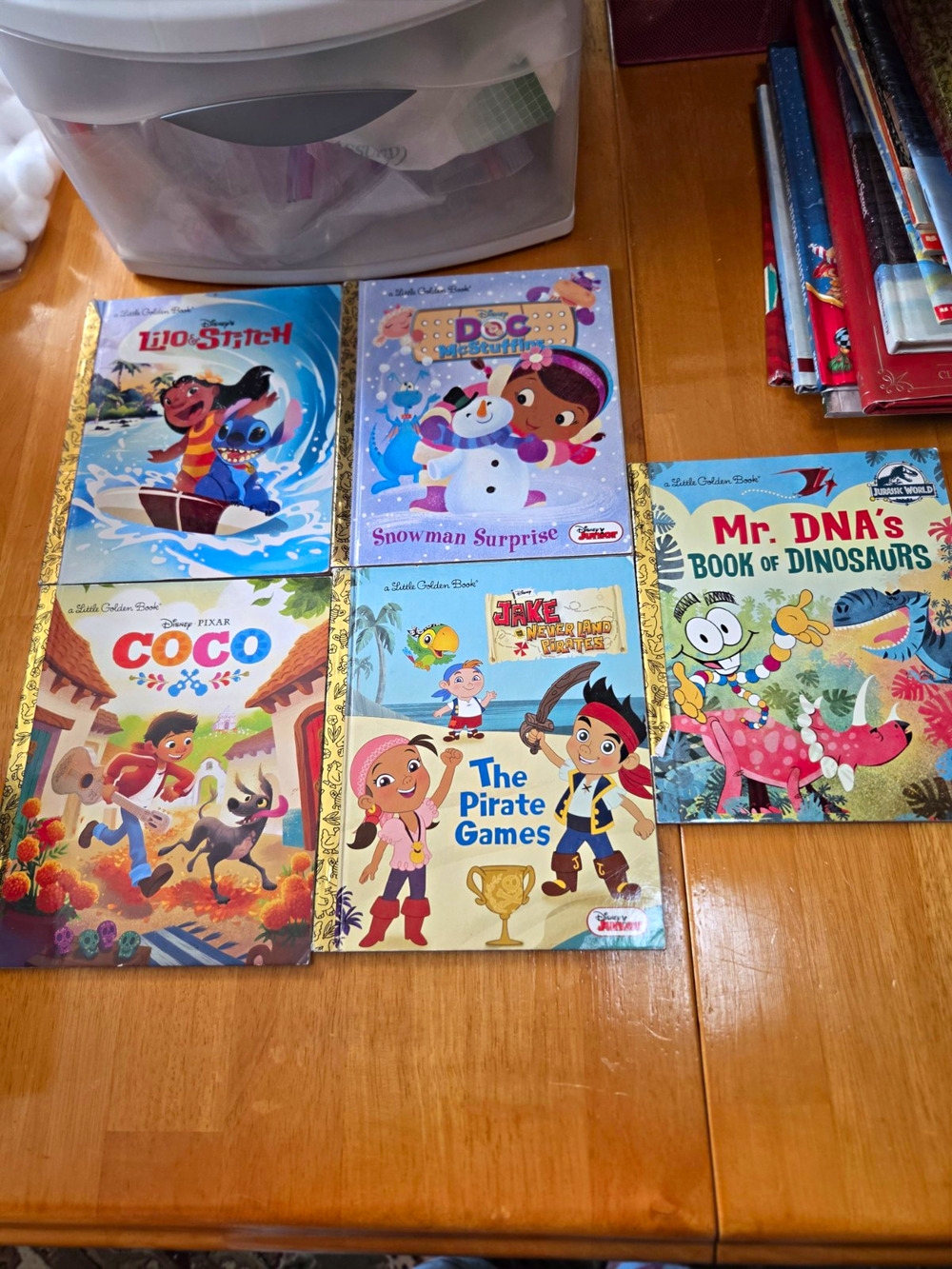 Little Golden Books Hardcover Lot: Coco, Lilo & Stitch, Doc McStuffins + More